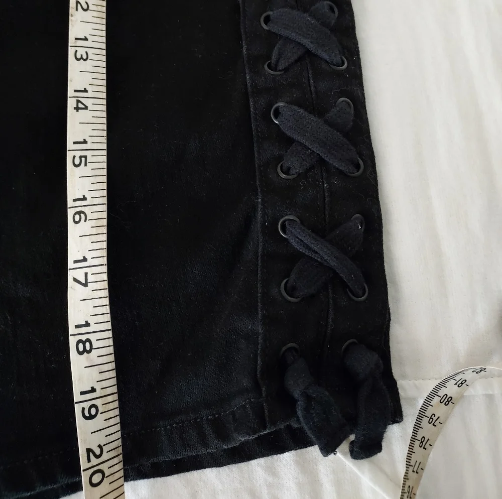 GAP Black Denim Skirt